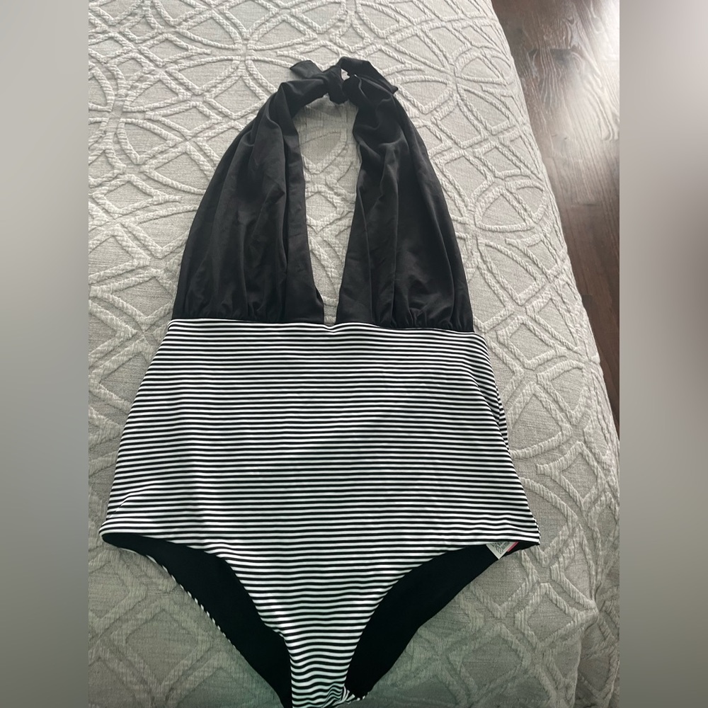 One piece halter style